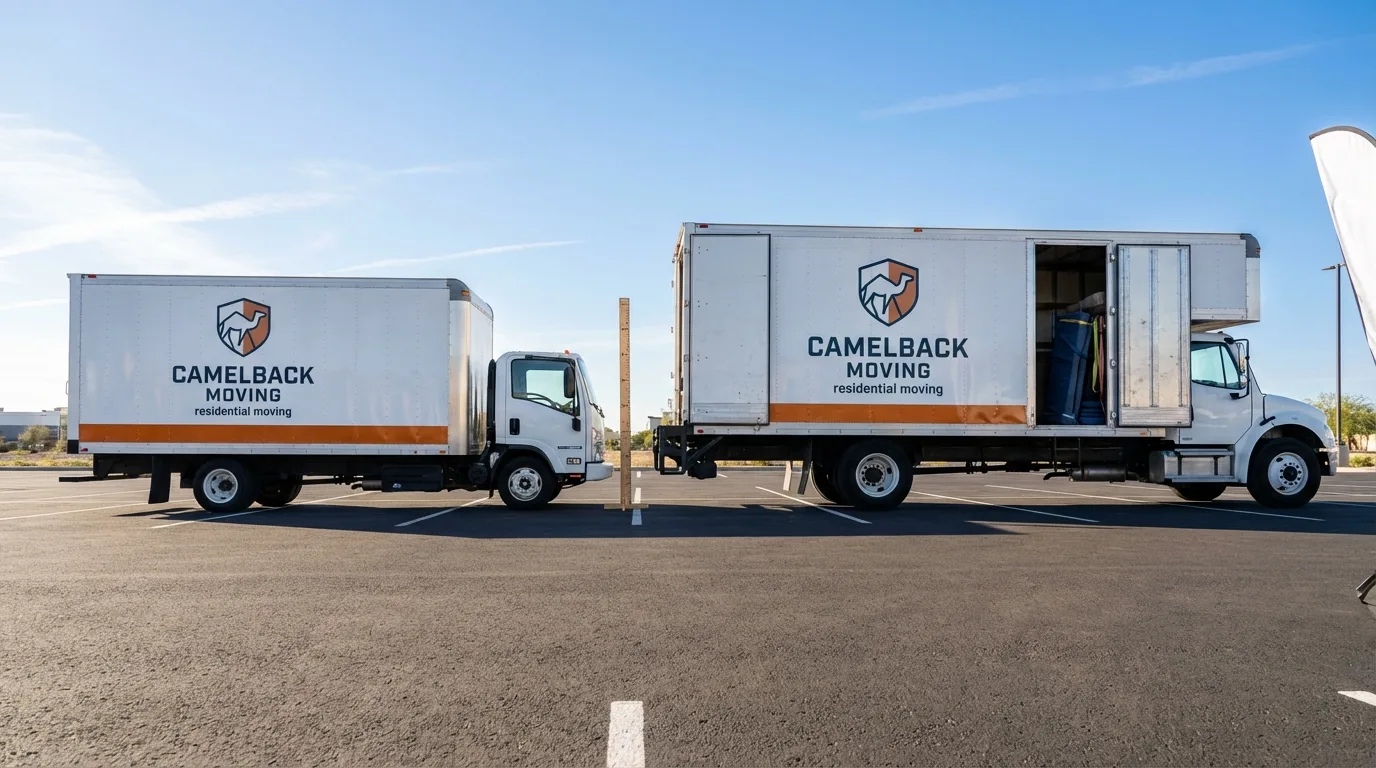 Moving truck size capacity guide in Port Ludlow